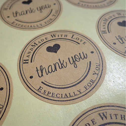 

Wedding / New Baby / Birthday Stickers, Labels & Tags - 12 pcs Oval Stickers All Seasons