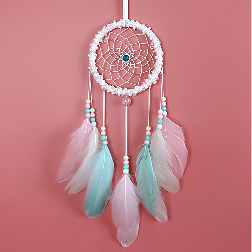 

Handmade Dream Catchers With Feather Traditional Wall Hangings Decoration