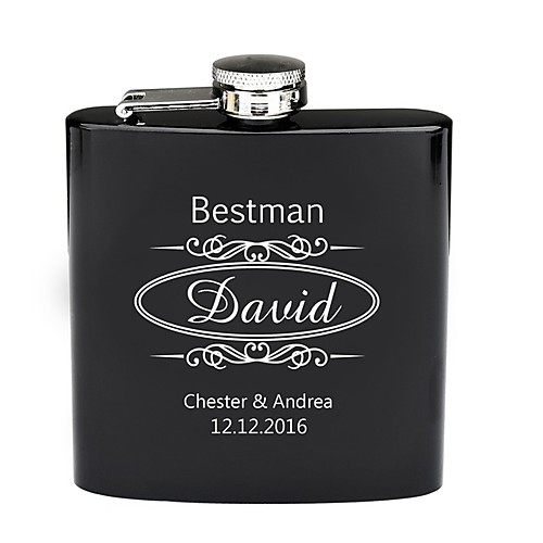 

Personalized Stainless steel Barware & Flasks Her / Him / Bride Wedding Party / Festival