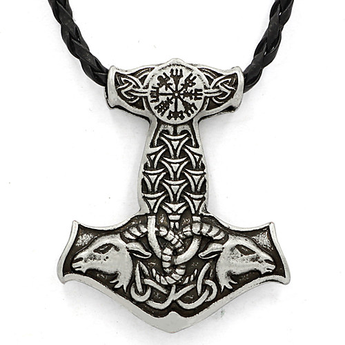 

Pendant Necklace Amulet Halloween New Year's Alloy For Thor Pirate Viking Cosplay Men's Women's Costume Jewelry Fashion Jewelry / 1 Necklace