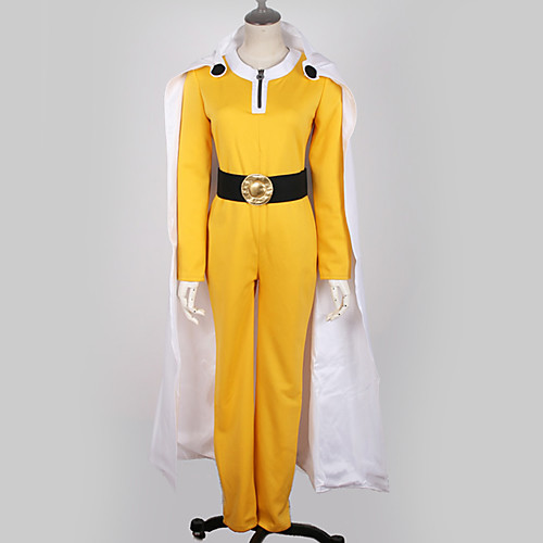

Inspired by One-Punch Man Cosplay Anime Cosplay Costumes Japanese Cosplay Suits Solid Colored Top Pants Gloves For Men's Women's / Cloak / More Accessories / Shoe Cover / Cloak / More Accessories