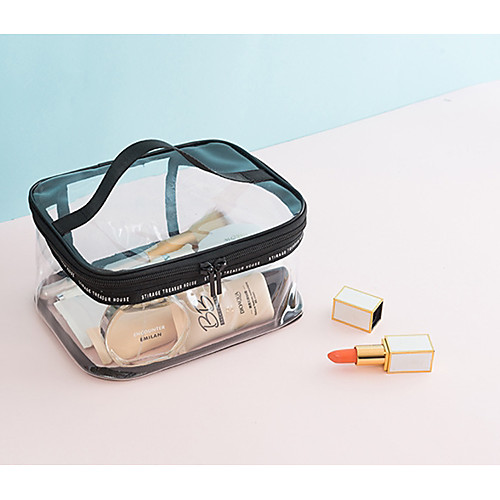 

Travel Organizer / Totes & Cosmetic Bags / Toiletry Bag Large Capacity / Waterproof / Rectangular Everyday Use / Portable / Camping & Hiking PVC(PolyVinyl Chloride) Camping / Everyday Use / Traveling