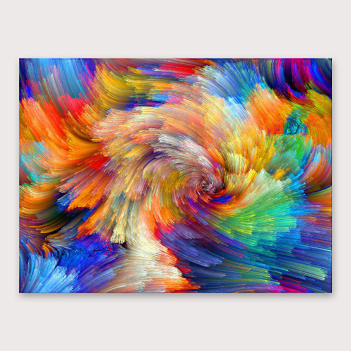 

Oil Painting Hand Painted - Abstract Modern Stretched Canvas