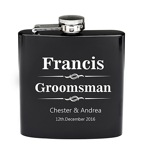 

Personalized Stainless steel Barware & Flasks Her / Him / Bride Wedding Party / Festival