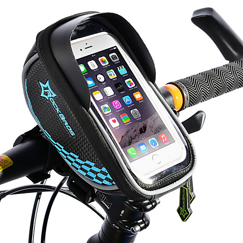 

ROCKBROS Cell Phone Bag Bike Frame Bag Top Tube Bike Handlebar Bag Touch Screen Reflective Waterproof Bike Bag TPU EVA Polyster Bicycle Bag Cycle Bag iPhone X / iPhone XR / iPhone XS Road Bike