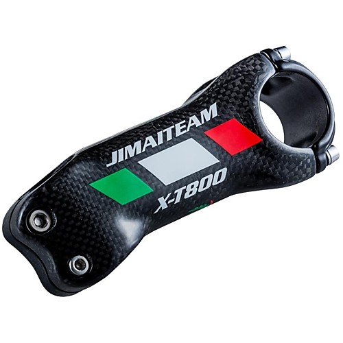 

31.8 mm Bike Stem 17 degree 80/90/10/110/120/130 mm Carbon Fiber Lightweight High Strength Easy to Install for Cycling Bicycle 3K Glossy