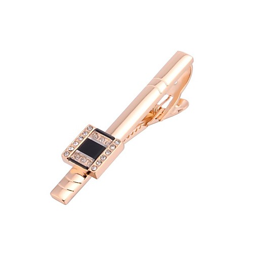 

Tie Clips Classic Basic Brooch Jewelry Rose Gold For Wedding Gift