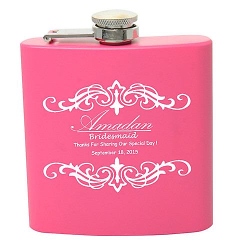 

Personalized Stainless steel Barware & Flasks Her / Him / Bride Wedding Party / Festival