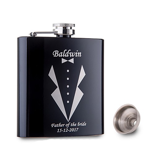 

Personalized Stainless steel Barware & Flasks Her / Him / Bride Wedding Party / Festival