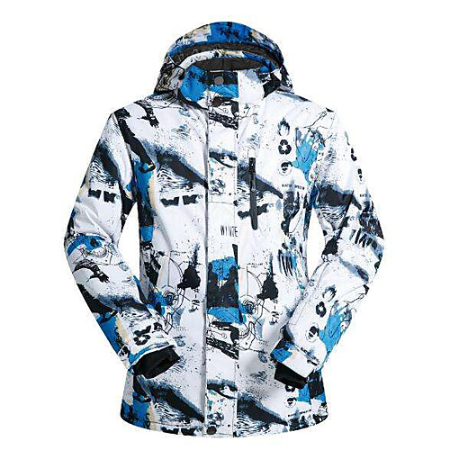 

Men's Ski Jacket Ski / Snowboard Winter Sports Waterproof Windproof Breathable Terylene Rayon Winter Jacket Top Ski Wear / Warm