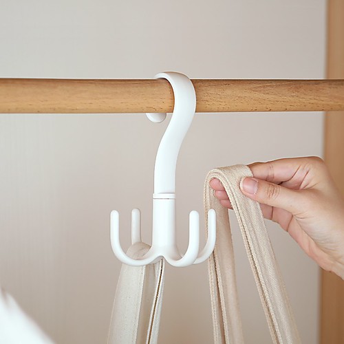 

Plastic Multi-function Scarf / Ribbon / Tie Hanger, 1pc