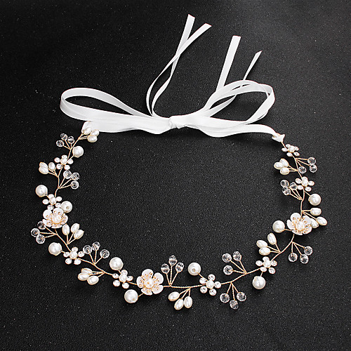 

Alloy Hair Accessory with Imitation Pearl / Crystals 1 Piece Wedding / Special Occasion Headpiece