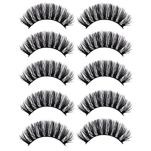 

Eyelash Extensions 10 pcs Handmade Cute Soft Soft Beauty Thick Animal wool eyelash Party Birthday Daily Wear Crisscross Thick Natural Long - Makeup Daily Makeup Glamorous & Dramatic High Quality