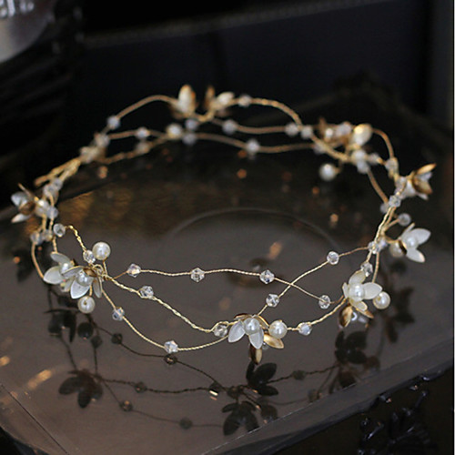 

Alloy Head Chain with Flower 1 pc Wedding Headpiece