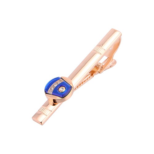 

Tie Clips Classic Basic Brooch Jewelry Golden For Gift Formal