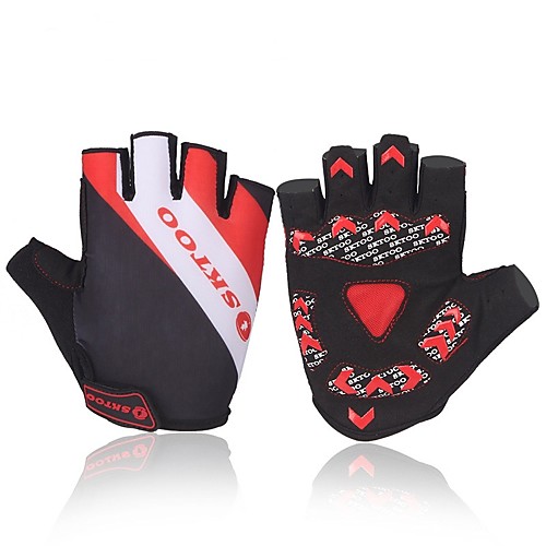 

Bike Gloves / Cycling Gloves Mountain Bike MTB Breathable Anti-Slip Sweat-wicking Protective Fingerless Gloves Half Finger Sports Gloves Mesh Red Blue for Adults' Outdoor