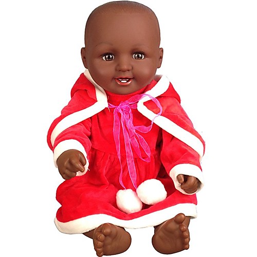 

20 inch Black Dolls Reborn Doll Girl Doll Baby Girl African Doll lifelike Cute Kids / Teen Silica Gel with Clothes and Accessories for Girls' Birthday and Festival Gifts