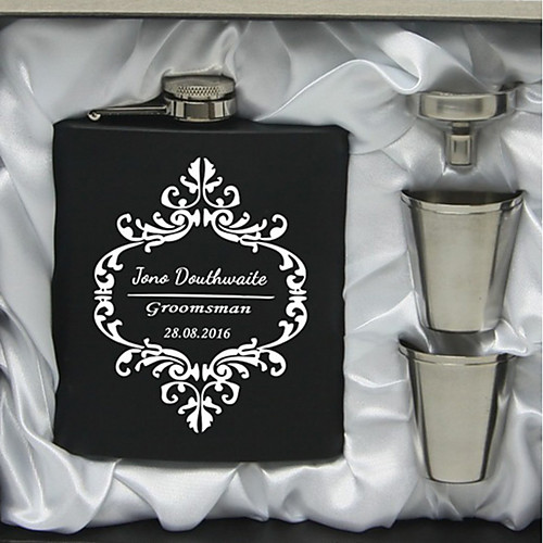 

Personalized Stainless steel Barware & Flasks Her / Him / Bride Wedding Party / Festival