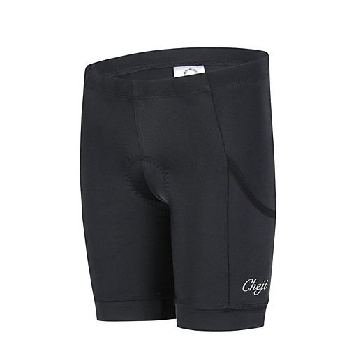 

cheji Men's Cycling Padded Shorts Bike Pants / Trousers Pants Breathable Quick Dry Sports Lycra Black / Black / Blue Mountain Bike MTB Road Bike Cycling Clothing Apparel Form Fit Bike Wear