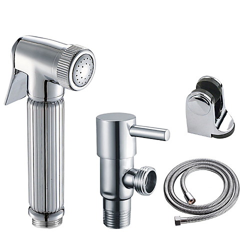 

Bidet Faucet ElectroplatedToilet Handheld bidet Sprayer Self-Cleaning Contemporary