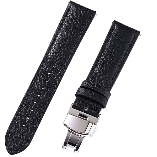 

Genuine Leather / Leather / Calf Hair Watch Band Black / White / Red 17cm / 6.69 Inches / 18cm / 7 Inches / 19cm / 7.48 Inches 1cm / 0.39 Inches / 1.2cm / 0.47 Inches / 1.3cm / 0.5 Inches