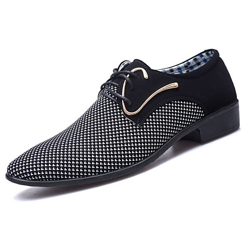 

Men's Comfort Shoes PU Spring & Fall Oxfords White / Blue
