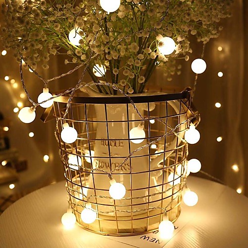 

6m String Lights 40 LEDs 1 set Warm White Multi Color Christmas Wedding Decoration USB Powered