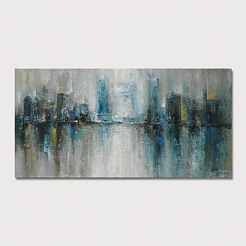 

Oil Painting Hand Painted Horizontal Abstract Modern Stretched Canvas