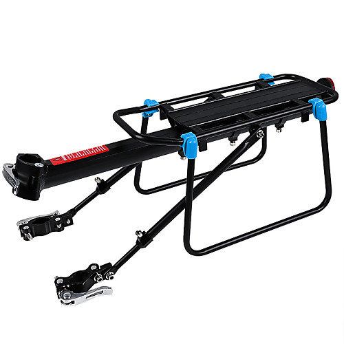 

Bike Cargo Rack Max Load 50 kg Adjustable / Retractable Quick Dismantling Rear Shelf Quick Release Aluminum Alloy Road Bike Mountain Bike MTB - Black Black / Blue