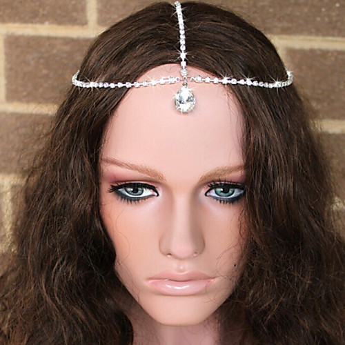 

Crystal / Fabric / Alloy Tiaras / Head Chain with 1 Wedding / Special Occasion / Party / Evening Headpiece