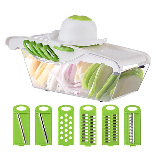 

Vegetable Cutter Steel Blade Mandoline Slicer Potato Peeler Carrot Cheese Grater