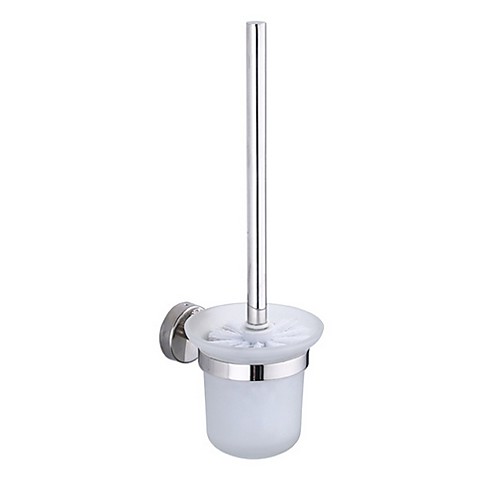 

Toilet Brush Holder Premium Design / Cool Modern Aluminum 1pc Wall Mounted