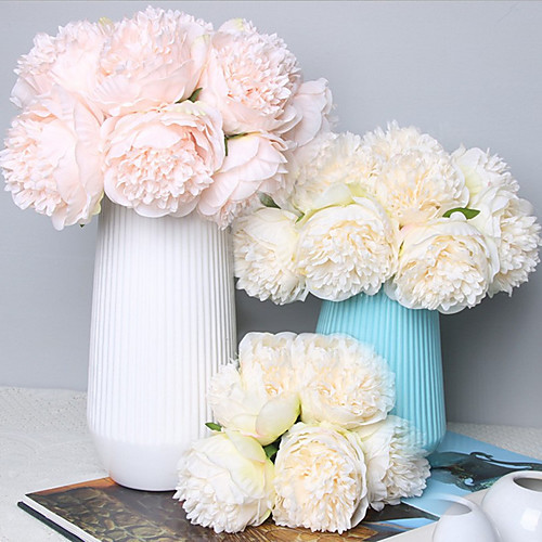 

Artificial Flower Plastic Wedding Flowers Bouquet Tabletop Flower Bouquet 5