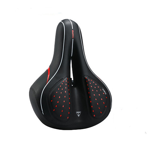 

Bike Saddle / Bike Seat Extra Wide / Extra Large Breathable Comfort Hollow Design Silica Gel Cycling Road Bike Mountain Bike MTB Red Green Blue