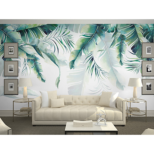 

Wallpaper / Mural Canvas Wall Covering - Adhesive required Art Deco / Trees / Leaves / 3D