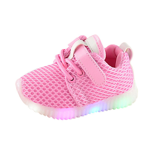 

Boys' / Girls' LED / Comfort / LED Shoes Mesh Sneakers Toddler(9m-4ys) / Little Kids(4-7ys) Luminous White / Black / Pink Spring & Fall / Rubber