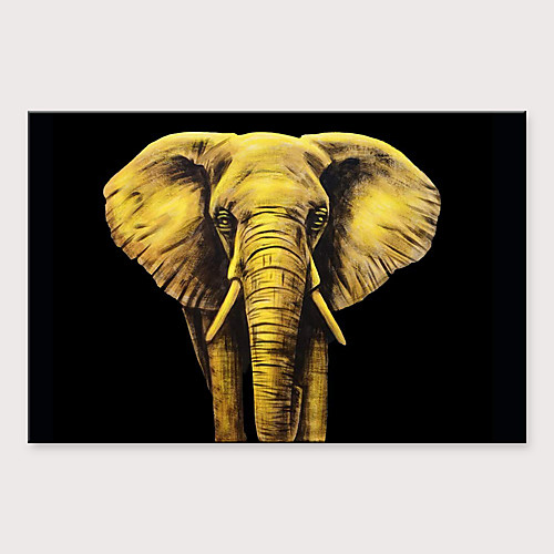 

Oil Painting Hand Painted Horizontal Abstract Pop Art Modern Rolled Canvas (No Frame)