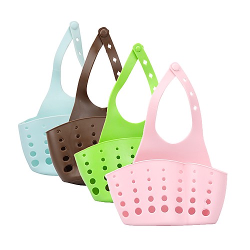 

Portable Home Kitchen Hanging Drain Bag Basket Bath Storage Tools Sink Holder