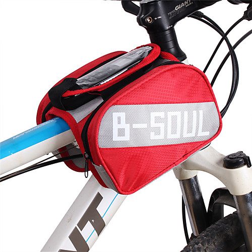 

B-SOUL 2 L Cell Phone Bag Bike Frame Bag Portable Wearable Durable Bike Bag Oxford Cloth Bicycle Bag Cycle Bag Cycling / iPhone X / iPhone XR Outdoor Exercise Bike / Bicycle