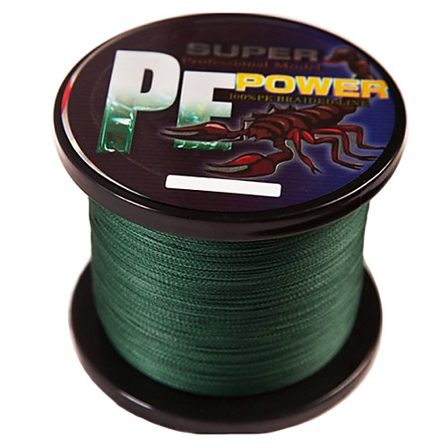 

PE Braided Line / Dyneema / Superline 4 pcs Strands Fishing Line 1000M / 1100 Yards PE 50LB 45LB 40LB 0.26mm,0.29mm,0.30mm,0.32mm Sea Fishing Fly Fishing Bait Casting / Ice Fishing / Spinning / 30LB