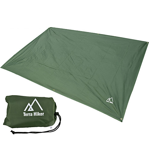 

AOTU Tent Tarps Outdoor Multifunctional Portable Ultra Light (UL) Wearproof Oxford Cloth Camping / Hiking Climbing Outdoor All Seasons Army Green