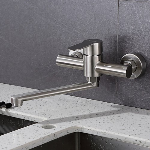 

Kitchen faucet - Single Handle Two Holes Standard Spout Contemporary Kitchen Taps