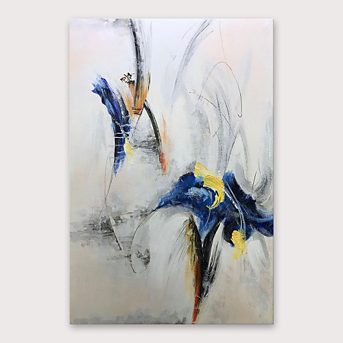 

Oil Painting Hand Painted Vertical Abstract Modern Stretched Canvas