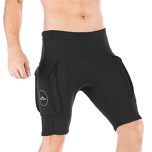

SBART Men's Wetsuit Shorts 3mm SCR Neoprene Shorts Thermal / Warm Diving Surfing Snorkeling Solid Colored Autumn / Fall Spring Summer / Micro-elastic