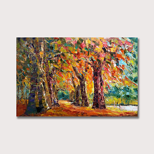 

Oil Painting Hand Painted Horizontal Landscape Modern Stretched Canvas