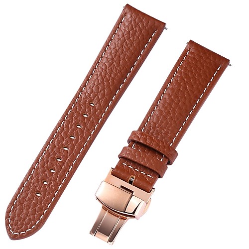 

Genuine Leather / Leather / Calf Hair Watch Band Strap for Brown 20cm / 7.9 Inches 1cm / 0.39 Inches / 1.2cm / 0.47 Inches / 1.3cm / 0.5 Inches