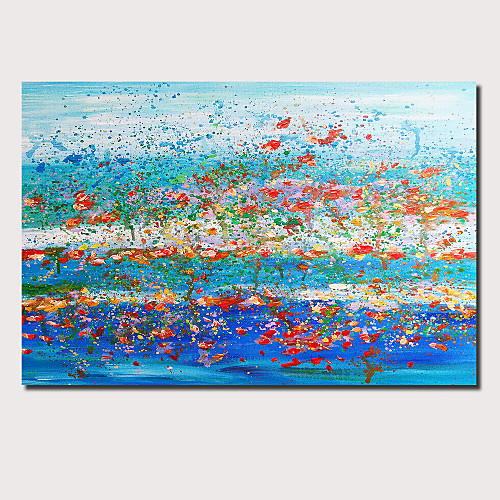 

Oil Painting Hand Painted - Abstract Landscape Comtemporary Modern Stretched Canvas