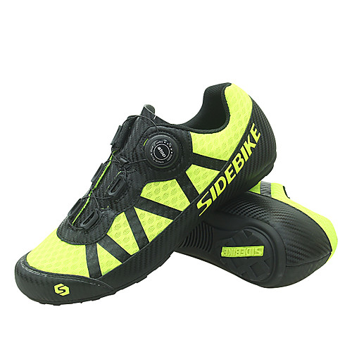 

SIDEBIKE Adults' Bike Shoes Breathable Anti-Slip Mountain Bike MTB Road Cycling Cycling / Bike Yellow Men's Women's Cycling Shoes