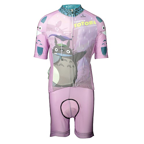 

ILPALADINO Boys' Girls' Short Sleeve Cycling Jersey with Shorts - Kid's Pink Bike Clothing Suit Breathable Sweat-wicking Sports Lycra Fashion Mountain Bike MTB Road Bike Cycling Clothing Apparel