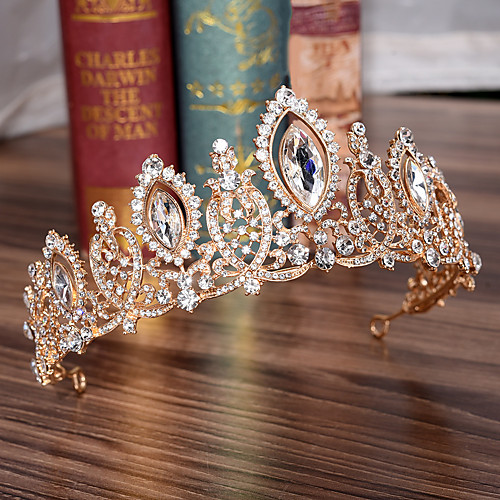 

Rhinestone / Alloy Tiaras with Crystal / Rhinestone 1 Piece Wedding Headpiece